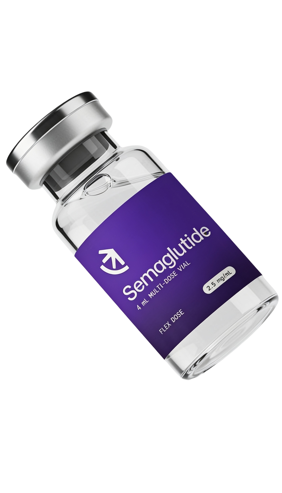 Semaglutide multi-dose vial with AOM label